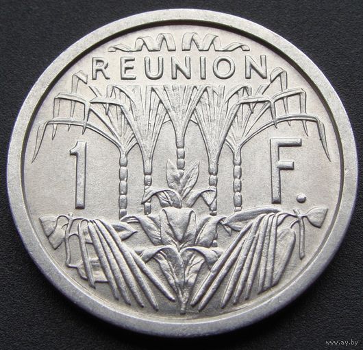 Реюньон. 1 франк 1948 год KM#6  Тираж: 3.000.000 шт