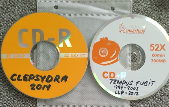 CD MP3 CLEPSYDRA, TEMPUS FUGIT - 2 CD
