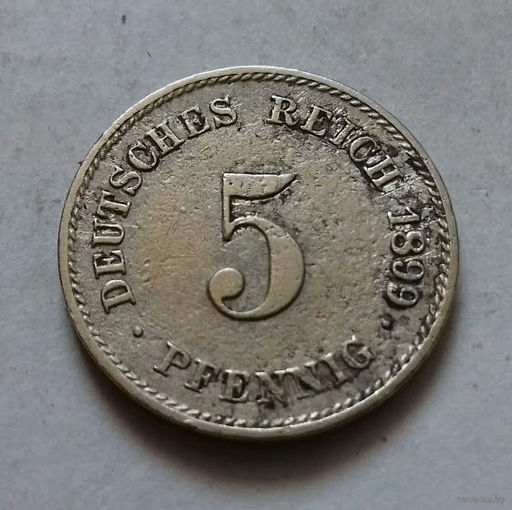 5 пфеннигов, Германия 1899 G