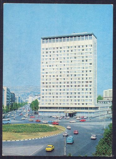 ДМПК СССР 1979 Тбилиси гостиница "Аджария" автомобили