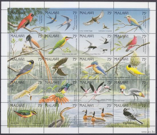 1992 Малави 581-600ZB Птицы 50,00 евро