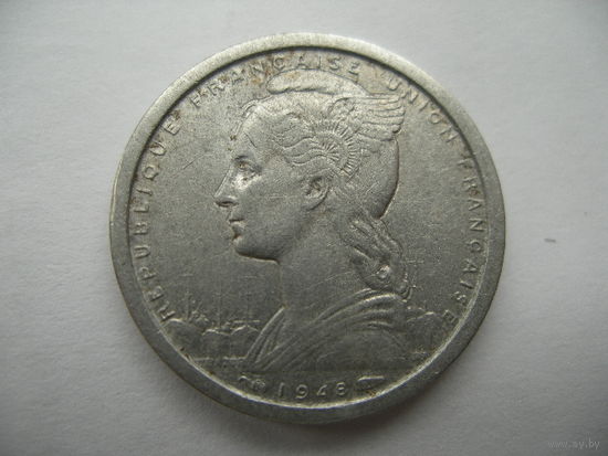 1 франк 1948 Французская Экваториальная Африка