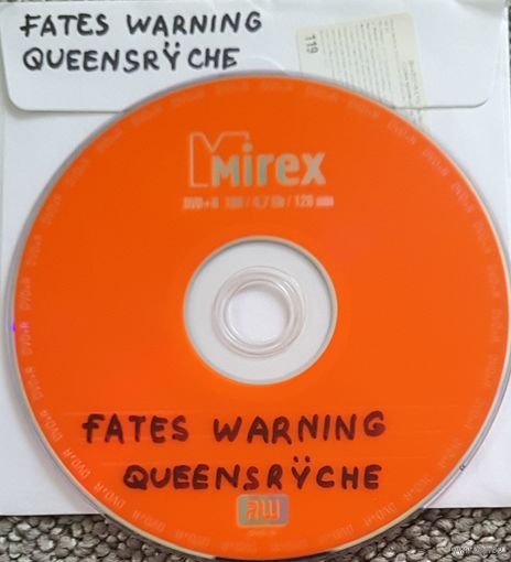 DVD MP3 дискография FATES WARNING, QUEENSRYCHE - 1 DVD