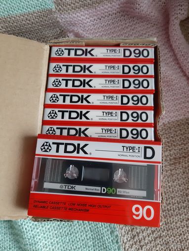 Кассета TDK D90. 1986 года.
