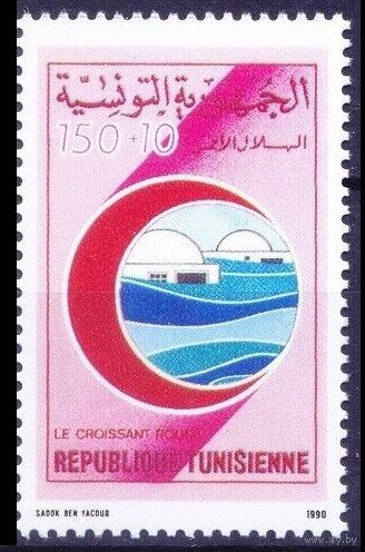 1990 Тунис 1208 Красный Полумесяц, Красный Крест