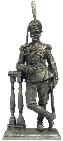 Миниатюра из металла 131. Полковник драгунского полка, Россия, 1914 г. EK Castings