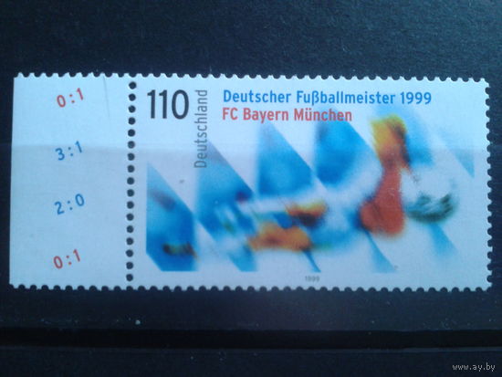 Германия 1999 футбол** Михель-1,3 евро