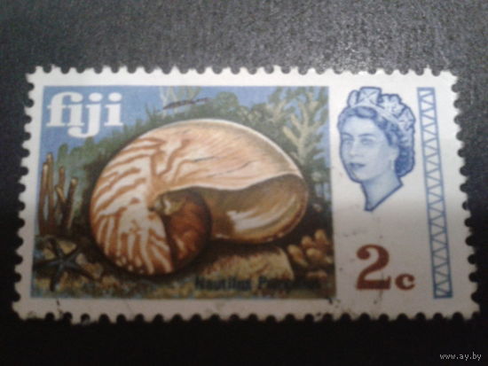 Фиджи колония Англии 1969 королева, моллюск
