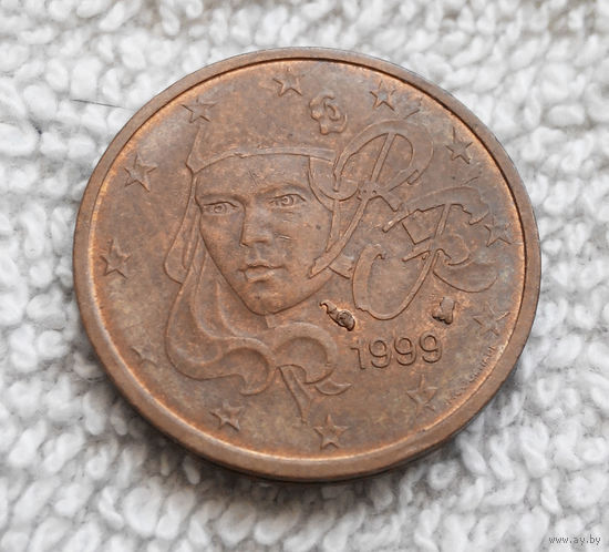 2 евроцента 1999 Франция #02