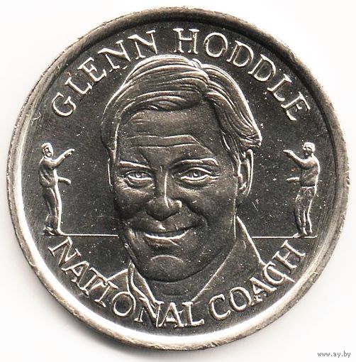 Монетовидный жетон Английской футбольной Премьер-лиги 1998 год Гленн Ходдл