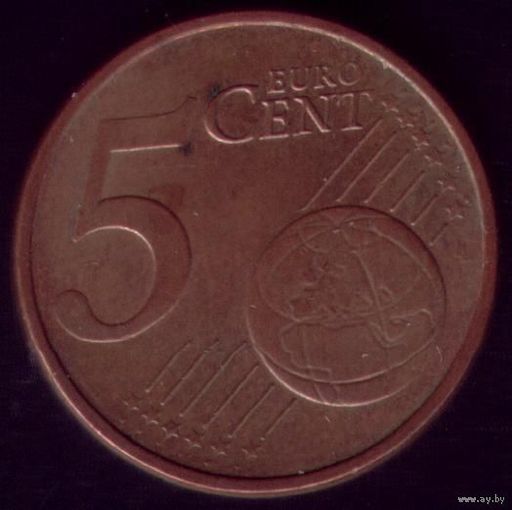 5 евроцентов 2002 год Германия D