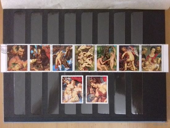Парагвай 1978  Живопись Рубенс полная серия 9 марок