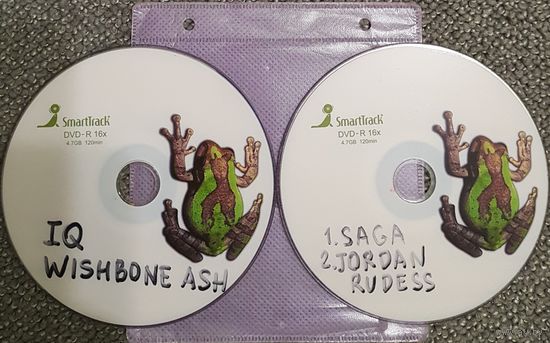 DVD MP3 дискография - IQ, WISHBONE ASH, Jordan RUDESS, SAGA  - 2 DVD