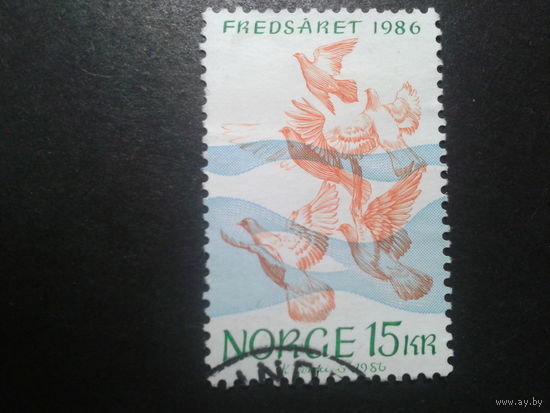 Норвегия 1986 год дружбы, птицы