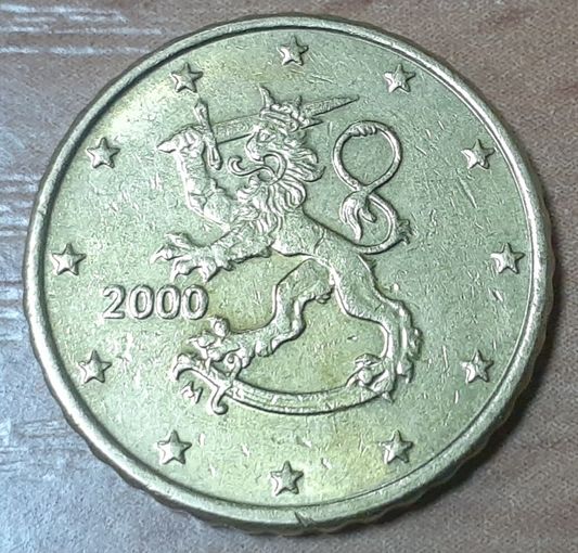 Финляндия 10 евроцентов, 2000 (14-18-21)