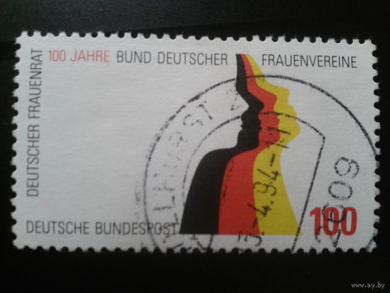 Германия 1994 женское движение Михель-0,8 евро гаш.