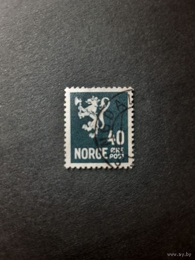Норвегия. Стандарт. 1937г. гашеная