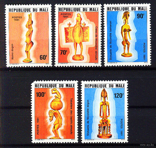 1981 Мали. Статуэтки