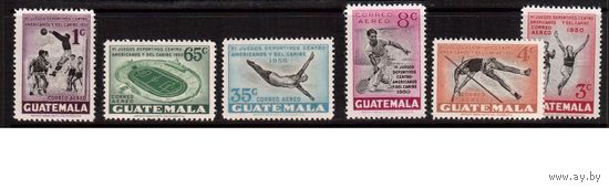 Гватемала-1950 (Мих.507-512) ** ,  Спорт,  футбол