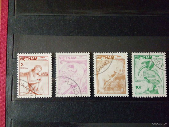 Вьетнам 1984 Стандарт Фауна 4 марки