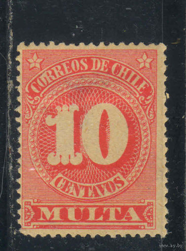 Чили Доплатные 1898 Номинал #37