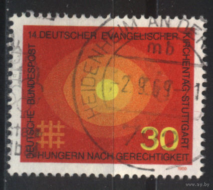 Германия 1969.  14-й День немецкой евангельской церкви.  Полная сери