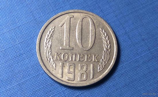 10 копеек 1981. СССР.