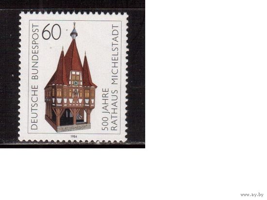 Германия(ФРГ)-1984,(Мих.1200), ** , Архитектура