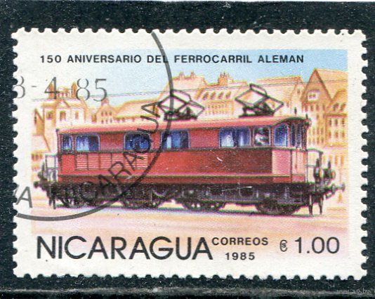 Никарагуа. Железнодорожный транспорт. Электровоз