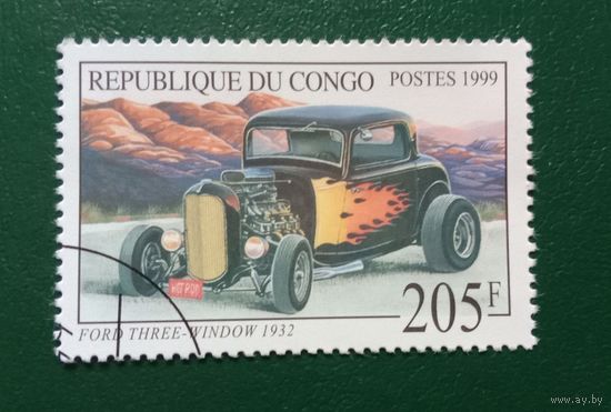 Конго 1990 Ретро-автомобили.