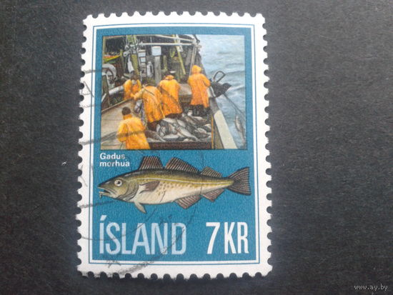 Исландия 1971 рыба