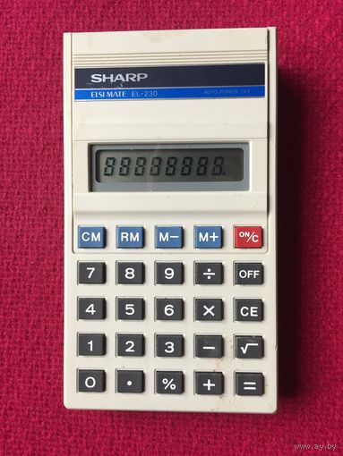 Калькулятор Sharp EL-230 Япония. Рабочий. +