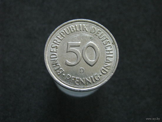 ФРГ 50 пфеннигов 1990 D (10)