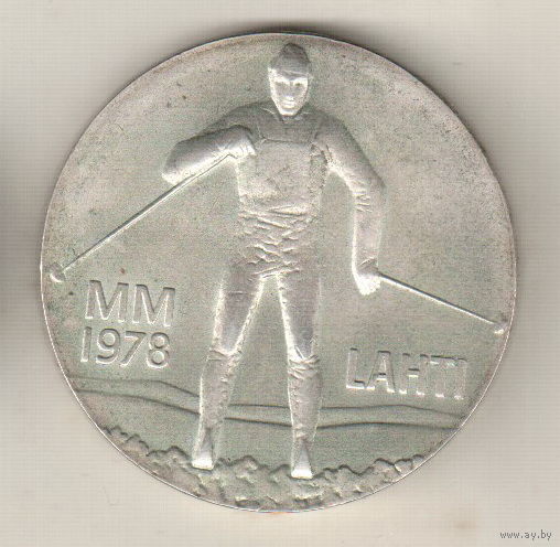 Финляндия 25 марка 1978 Зимние игры в Лахти