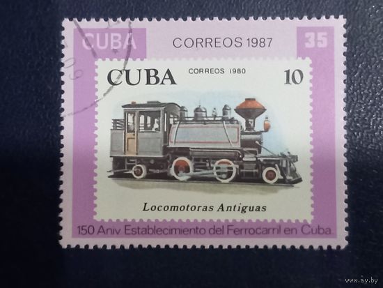 Куба 1987г. Паровоз