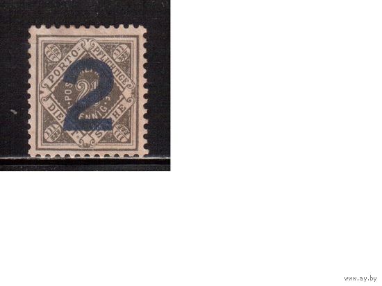 Германия(Вюртемберг)-1919,(Мих.133)   * , Стандарт, Служебные марки,Надп.