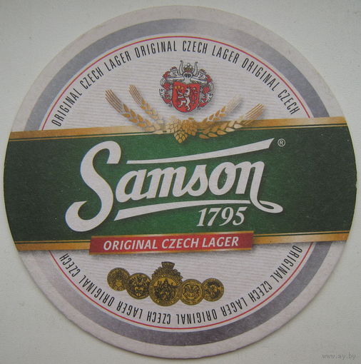 Бирдекель (подставка под пиво) Samson. Чехия
