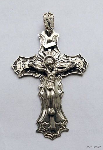 Крест православный серебряный