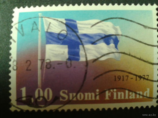 Финляндия 1977 гос флаг