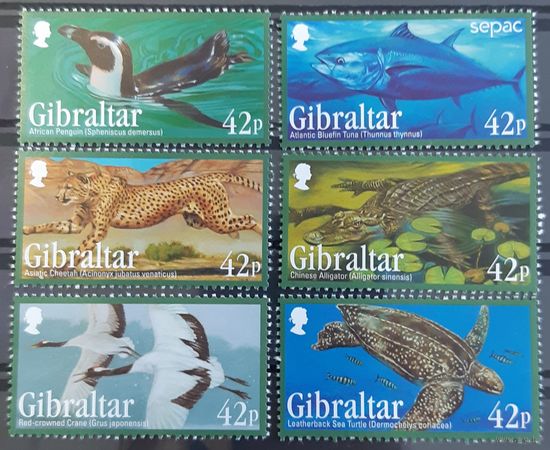 2013 исчезающие виды животных - Гибралтар