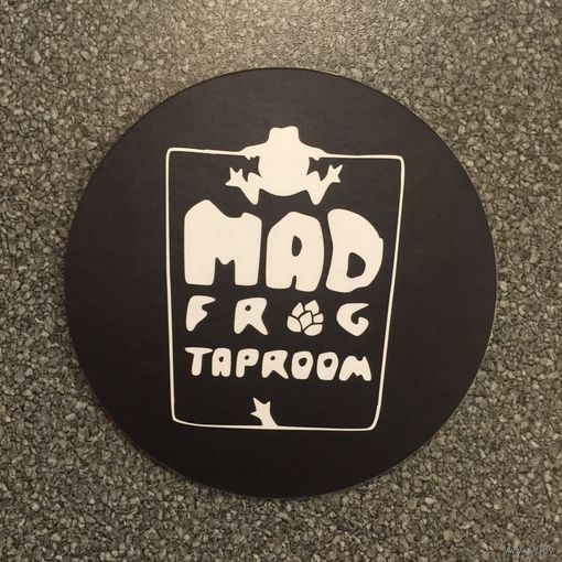 Подставка под пиво бара MAD FROG TAPROOM / Беларусь /