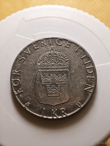 Швеция 1 крона 1980 год
