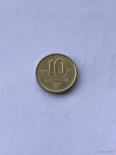 10 центов, 1999 г., Литва