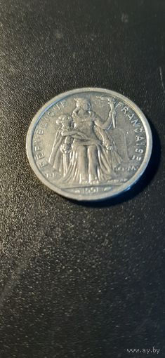 Французская Полинезия 2 франка 1991