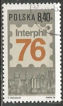 Польша. Международная выставка марок. Филадельфия. 1976г. Mi#2444.