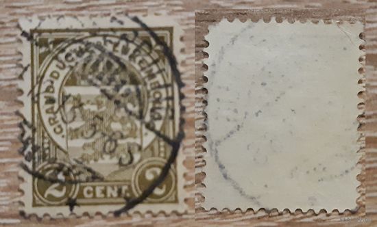 Люксембург 1907 Герб. Mi-LU 85. 2С
