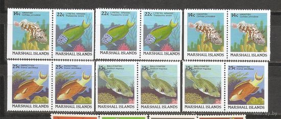 ЛС Маршаловы Острова 1988 Рыбы
