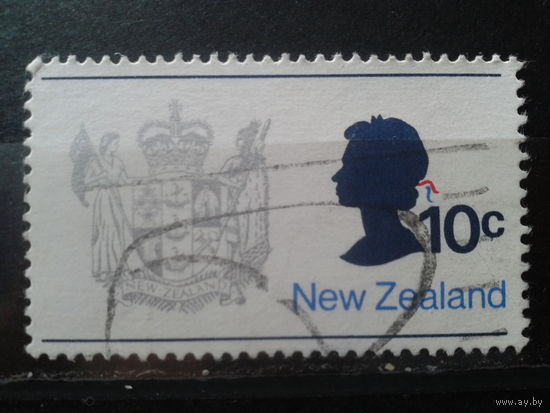 Новая Зеландия 1970 Королева, герб страны