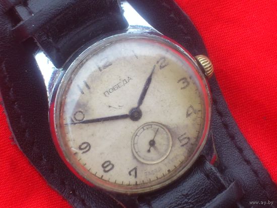 Часы СТАЛИНСКАЯ ПОБЕДА 2МЧЗ , из СССР 1954 года , ОФОРМЛЕНИЕ 802К