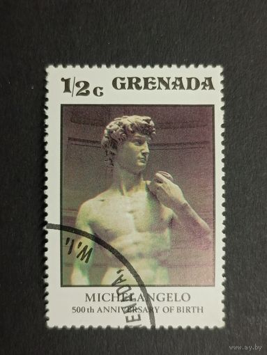 Гренада 1975. 500 лет со дня рождения Микеланджело